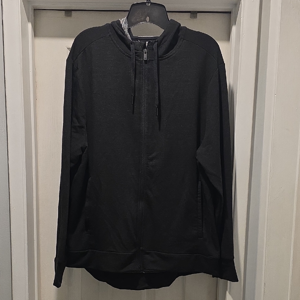 All in Motion Men's Black Zip-Up Hoodie